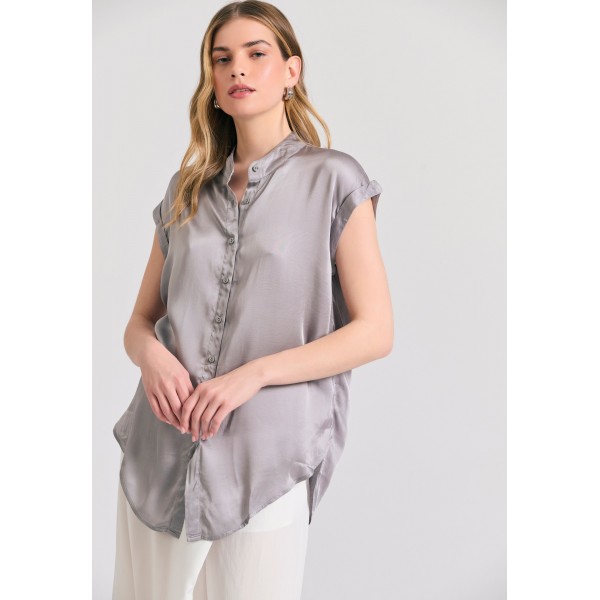 Funky Buddha Mao Πουκάμισο Αμάνικο Γυναικείο (FBL011-120-05-ELEPHANT)
