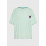 Funky Buddha Γυναικείο Κοντομάνικο T-Shirt Φυστικί
