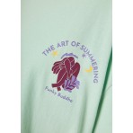 Funky Buddha Γυναικείο Κοντομάνικο T-Shirt Φυστικί