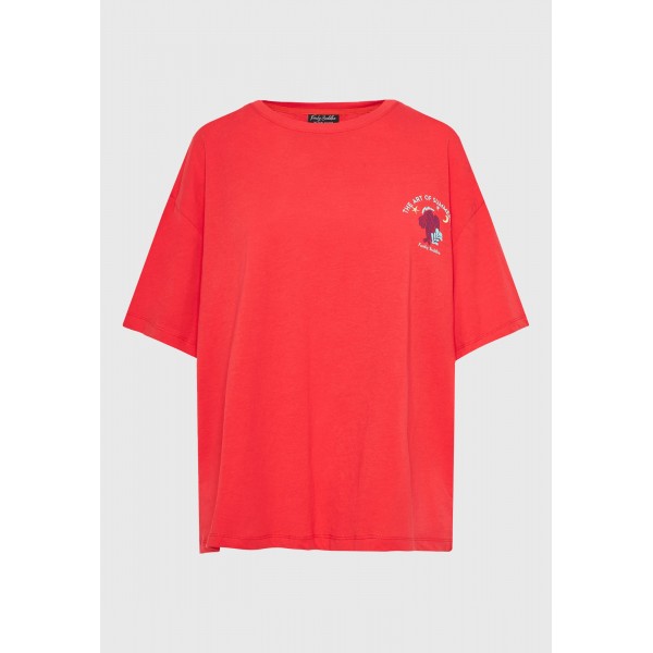Funky Buddha Photographic T-Shirt Γυναικείο (FBL011-122-04-TOMATO)