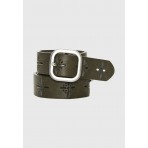 Funky Buddha Ζώνη Casual (FBL011-122-10-BROWN)