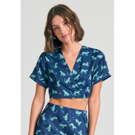 Funky Buddha Crop Top Κοντομάνικο Γυναικείο 
