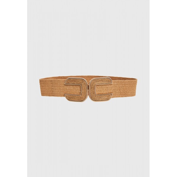 Funky Buddha Ζώνη Casual (FBL011-125-10-BEIGE)