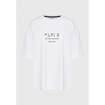 Funky Buddha Loose Fit T-Shirt Γυναικείο 
