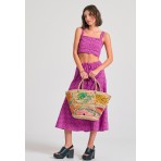 Funky Buddha Crop Top Αμάνικο Γυναικείο (FBL011-127-17-ORCHID)