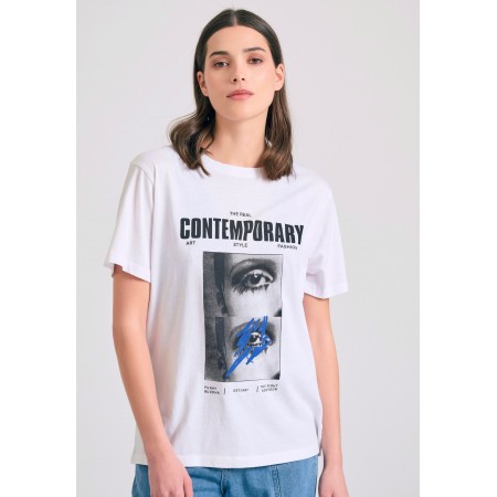 Funky Buddha Illusion Photographic T-Shirt Γυναικείο 