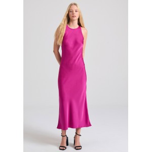 Funky Buddha Φόρεμα Midi Γυναικείο (FBL011-133-13-ORCHID)