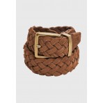 Funky Buddha Ζώνη Casual (FBL011-140-10-BROWN)