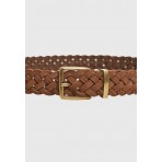 Funky Buddha Ζώνη Casual (FBL011-140-10-BROWN)