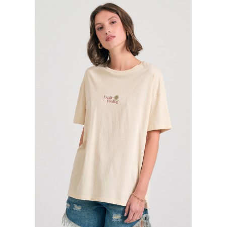 Funky Buddha Loose Fit T-Shirt Γυναικείο 