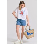 Funky Buddha Σορτς Τζιν Γυναικείο (FBL011-163-03-LT-BLUE)