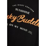Funky Buddha Γυναικεία Αμάνικη Μπλούζα Μαύρη