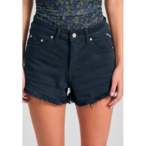 Funky Buddha Raw Edges Σορτς Τζιν Γυναικείο (FBL011-166-03-BLACK)