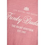 Funky Buddha Branded Vintage Γυναικείο Κοντομάνικο T-Shirt Σάπιο Μήλο
