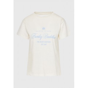 Funky Buddha Branded Vintage T-Shirt Γυναικείο (FBL011-177-04-OFF-WHITE)
