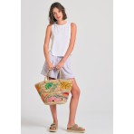 Funky Buddha Μπλούζα Αμάνικη Γυναικεία (FBL011-186-04-WHITE)