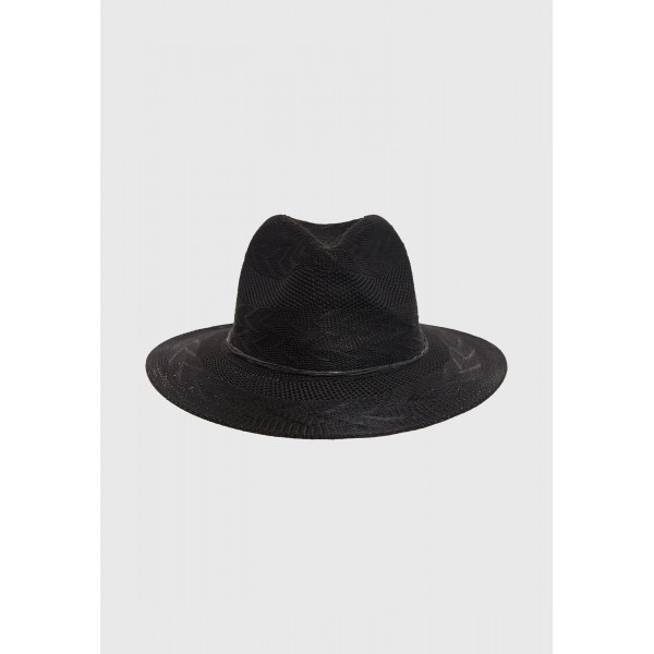 Funky Buddha Καπέλο Ψάθινο (FBL011-193-10-BLACK)