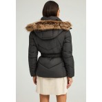 Funky Buddha Quilted Μπουφάν Puffer Γυναικείο (FBL012-100-01-BLACK)