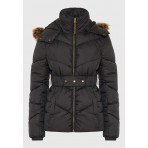 Funky Buddha Quilted Μπουφάν Puffer Γυναικείο (FBL012-100-01-BLACK)