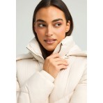 Funky Buddha Quilted Μπουφάν Puffer Γυναικείο (FBL012-100-01-CLOUD-CREAM)