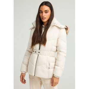 Funky Buddha Quilted Μπουφάν Puffer Γυναικείο (FBL012-100-01-CLOUD-CREAM)