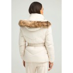 Funky Buddha Quilted Μπουφάν Puffer Γυναικείο (FBL012-100-01-CLOUD-CREAM)