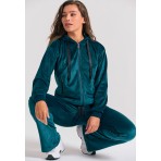 Funky Buddha Γυναικείο Αθλητικό Παντελόνι (FBL012-100-02-DARK-SEA)