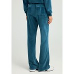 Funky Buddha Γυναικείο Αθλητικό Παντελόνι (FBL012-100-02-INDIAN-TEAL)