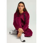 Funky Buddha Γυναικείο Αθλητικό Παντελόνι (FBL012-100-02-SANGRIA)