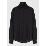 Funky Buddha Γυναικείο Πουκάμισο Basic (FBL012-100-05-BLACK)