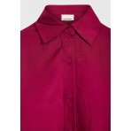 Funky Buddha Γυναικείο Πουκάμισο Basic (FBL012-100-05-SANGRIA)