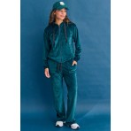 Funky Buddha Γυναικεία Ζακέτα Φούτερ Με Κουκούλα (FBL012-100-06-DARK-SEA)