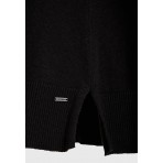 Funky Buddha Γυναικείο Πλεκτό Με Λαιμόκοψη (FBL012-100-09-BLACK)