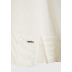 Funky Buddha Γυναικείο Πλεκτό Με Λαιμόκοψη (FBL012-100-09-WHITE)