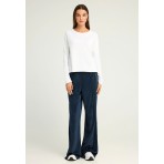 Funky Buddha Γυναικείο Πλεκτό Με Λαιμόκοψη (FBL012-100-09-WHITE)