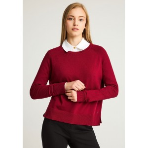 Funky Buddha Knitted Μπλούζα Πλεκτή Γυναικεία (FBL012-100-09-WINE-RED)