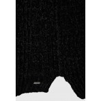 Funky Buddha Γυναικείο Πλεκτό Φόρεμα (FBL012-100-13-BLACK)