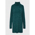 Funky Buddha Γυναικείο Πλεκτό Φόρεμα (FBL012-100-13-DARK-SEA)