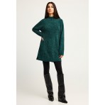 Funky Buddha Γυναικείο Πλεκτό Φόρεμα (FBL012-100-13-DARK-SEA)