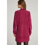 Funky Buddha Γυναικείο Πλεκτό Φόρεμα (FBL012-100-13-SANGRIA)