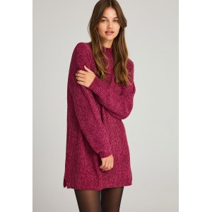 Funky Buddha Γυναικείο Πλεκτό Φόρεμα (FBL012-100-13-SANGRIA)