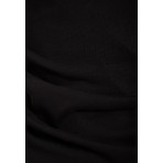 Funky Buddha Pleated Μπλούζα Με Ψηλό Λαιμό Γυναικεία (FBL012-100-17-BLACK)