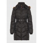 Funky Buddha Quilted Long Μπουφάν Puffer Γυναικείο (FBL012-101-01-BLACK)