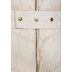 Funky Buddha Quilted Long Μπουφάν Puffer Γυναικείο (FBL012-101-01-CLOUD-CREAM)