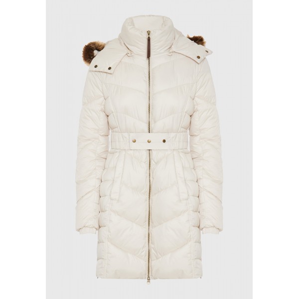Funky Buddha Quilted Long Μπουφάν Puffer Γυναικείο (FBL012-101-01-CLOUD-CREAM)