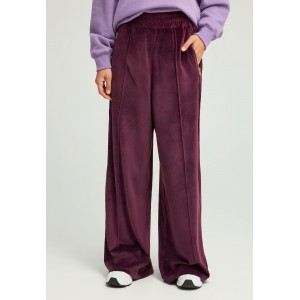 Funky Buddha Wide Leg Velvet Παντελόνι Φόρμας Γυναικείο (FBL012-101-02-MERLOT)