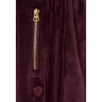 Funky Buddha Wide Leg Velvet Παντελόνι Φόρμας Γυναικείο (FBL012-101-02-MERLOT)