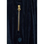 Funky Buddha Wide Leg Velvet Παντελόνι Φόρμας Γυναικείο (FBL012-101-02-MIDNIGHT-BLUE)