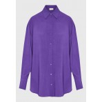 Funky Buddha Πουκάμισο (FBL012-101-05-ROYAL-PURPLE)