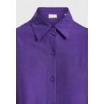 Funky Buddha Πουκάμισο (FBL012-101-05-ROYAL-PURPLE)